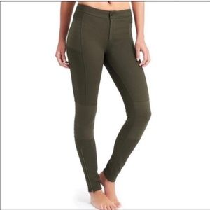 Athleta Trailsetter Green Moto Jegging Legging 4